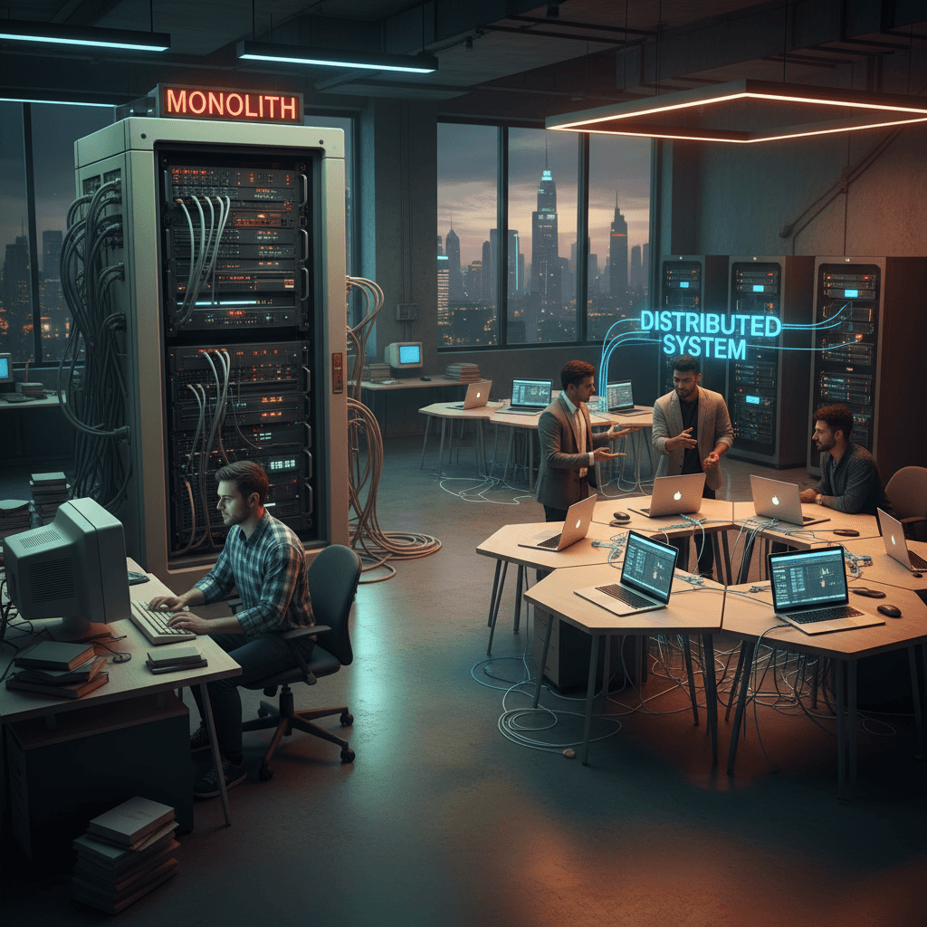 Imagen del artículo: Desarrollo Monolítico vs Programación Distribuida